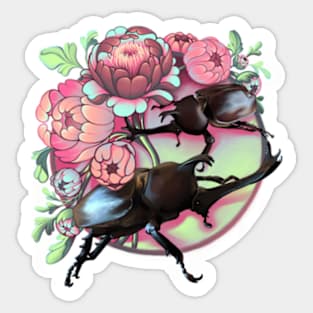 Peony flower Sticker